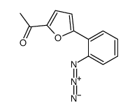 1-[5-(2-azidophenyl)furan-2-yl]ethanone Structure