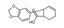 (1R,2R)-2-(1,3-benzodioxol-5-yl)cyclohex-3-ene-1-carboxylic acid Structure