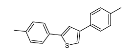 2,4-bis(4-methylphenyl)thiophene结构式