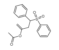 4-Phenylsulfonyl-4-phenyl-2-acetoxy-buten-1结构式