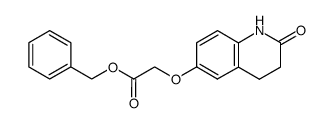 (2-oxo-1,2,3,4-tetrahydro-quinolin-6-yloxy)-acetic acid benzyl ester Structure