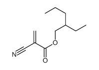 2-ethylpentyl 2-cyanoprop-2-enoate结构式