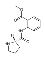 (S)-proline 2-methoxycarbonylphenylamide Structure