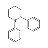 1,2-diphenyldiazinane Structure