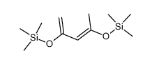 1-methyl-1,3-bis(trimethylsilyloxy)buta-1,3-diene结构式