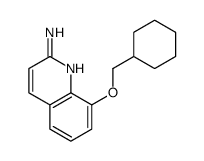 8-(cyclohexylmethoxy)quinolin-2-amine结构式