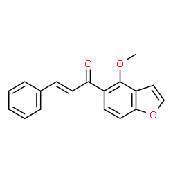 1-(4-Methoxybenzofuran-5-yl)-3-phenyl-2-propen-1-one structure