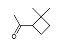 1-acetyl-2,2-dimethylcyclobutane结构式