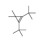 1,2-ditert-butyl-3,3-dimethylcyclopropene Structure
