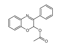 2-acetoxy-3-phenyl-2H-benzo[1,4]oxazine结构式