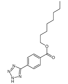 octyl 4-(2H-tetrazol-5-yl)benzoate Structure