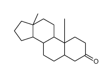 Androstan-3-one Structure