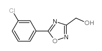 (5-(3-氯苯基)-1,2,4-噁二唑-3-基)甲醇结构式