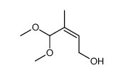 (Z)-4-Hydroxy-2-methyl-2-butenal-dimethylacetal Structure