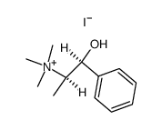 (+)N-methyl-ephedrine methiodide Structure