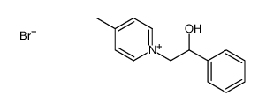 2-(4-methylpyridin-1-ium-1-yl)-1-phenylethanol,bromide Structure
