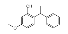 5-甲氧基-2-(1-苯基乙基)-苯酚结构式