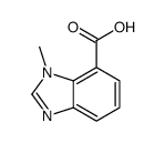 1H-Benzimidazole-7-carboxylicacid,1-methyl-(9CI) structure