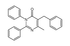 5-benzyl-6-methyl-2,3-diphenyl-3H-pyrimidin-4-one Structure