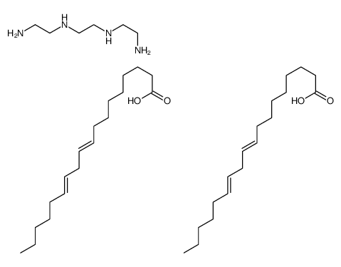 (9Z,12Z)-octadeca-9,12-dienoic acid, dimer, compound with N,N'-bis(2-aminoethyl)ethane-1,2-diamine结构式