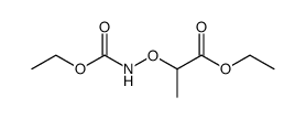 2-ethoxycarbonylaminooxy-propionic acid ethyl ester Structure