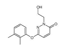 6-(2,3-dimethylphenoxy)-2-(2-hydroxyethyl)pyridazin-3-one Structure