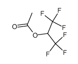 1,1,1,3,3,3-hexafluoropropan-2-yl acetate结构式