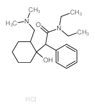 2-[2-(dimethylaminomethyl)-1-hydroxy-cyclohexyl]-N,N-diethyl-2-phenyl-acetamide Structure