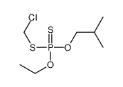 chloromethylsulfanyl-ethoxy-(2-methylpropoxy)-sulfanylidene-λ5-phosphane结构式