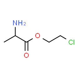 Alanine, 2-chloroethyl ester (9CI)结构式