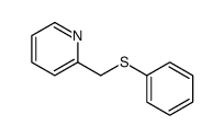 2-((phenylthio)methyl)pyridine结构式