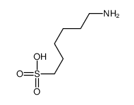 6-氨基己烷-1-磺酸结构式