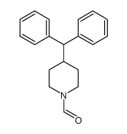 N-formyl-4-(diphenylmethyl)piperidine结构式