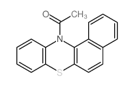 1-benzo[a]phenothiazin-12-ylethanone Structure