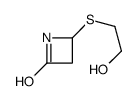 4-(2-hydroxyethylsulfanyl)azetidin-2-one结构式