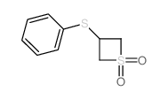 3-phenylsulfanylthietane 1,1-dioxide结构式