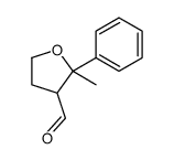 2-methyl-2-phenyloxolane-3-carbaldehyde Structure