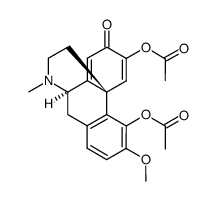 O,O-二乙酰基-O6-去甲基沙鲁他啶结构式