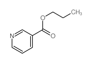 propyl pyridine-3-carboxylate Structure