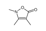 2,3,4-trimethyl-1,2-oxazol-5-one结构式