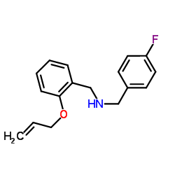 1-[2-(Allyloxy)phenyl]-N-(4-fluorobenzyl)methanamine结构式