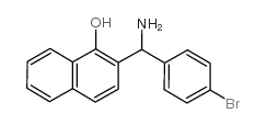 2-[AMINO-(4-BROMO-PHENYL)-METHYL]-NAPHTHALEN-1-OL structure