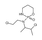 N-(3-chlorobutan-2-yl)-N-(2-chloroethyl)-2-oxo-1,3,2λ5-oxazaphosphinan-2-amine结构式