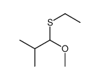1-ethylsulfanyl-1-methoxy-2-methylpropane结构式