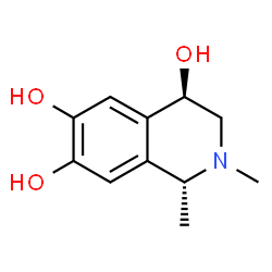 4,6,7-Isoquinolinetriol,1,2,3,4-tetrahydro-1,2-dimethyl-,trans-(9CI)结构式