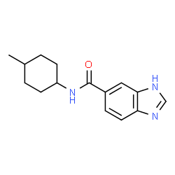 1H-Benzimidazole-5-carboxamide,N-(4-methylcyclohexyl)-(9CI) Structure