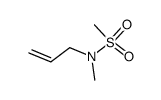 N-allyl-N-methylmethane sulphonamide结构式