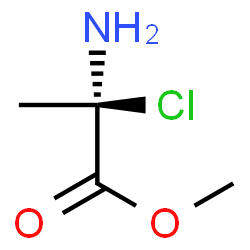 Alanine, 2-chloro-, methyl ester (9CI)结构式