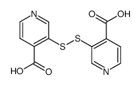 3,3'-disulfanediyl-di-isonicotinic acid Structure