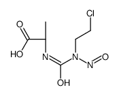 (2S)-2-[[2-chloroethyl(nitroso)carbamoyl]amino]propanoic acid结构式